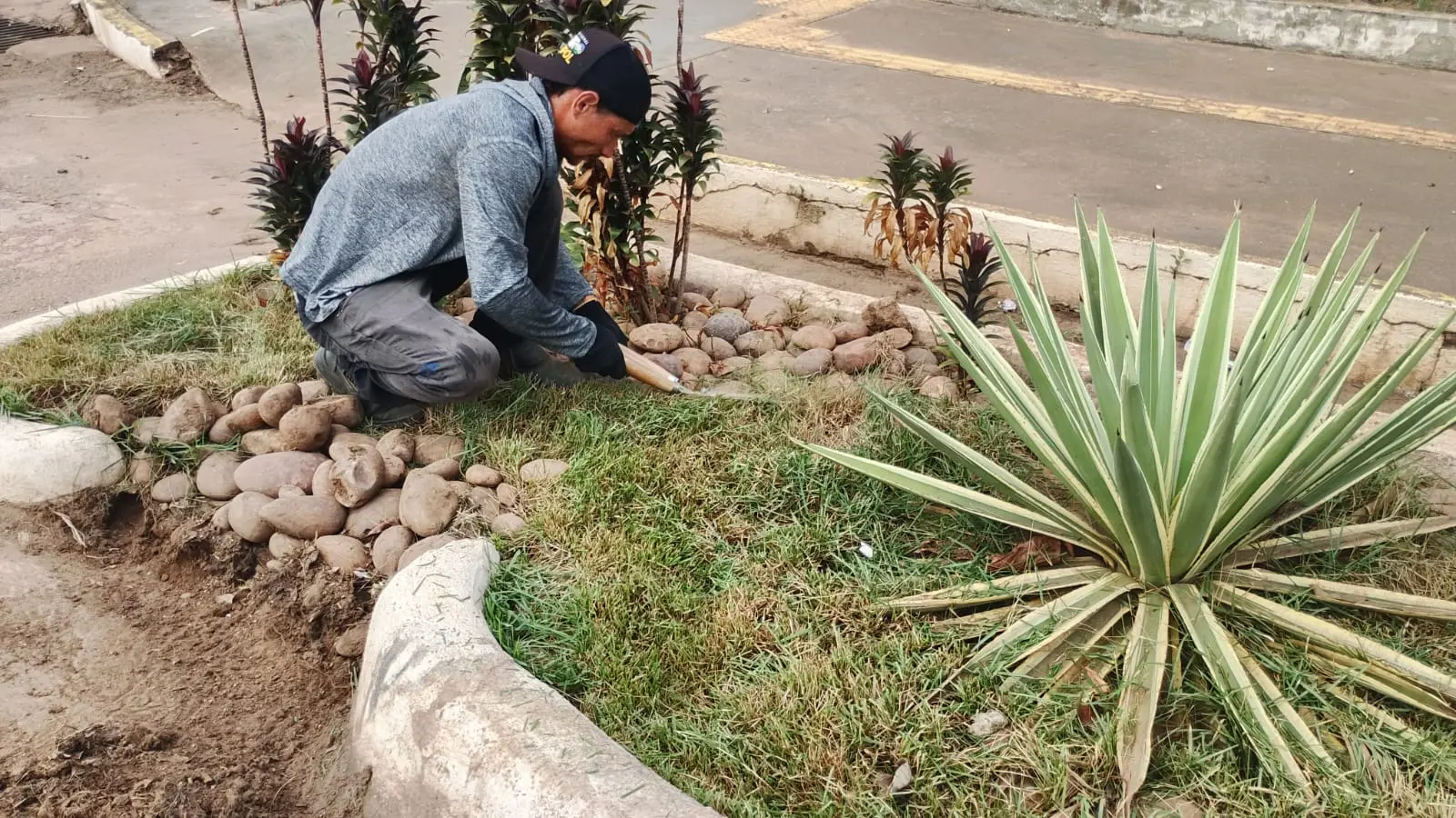 Prefeitura inicia manutenção periódica dos jardins de chuva de Porto Velho