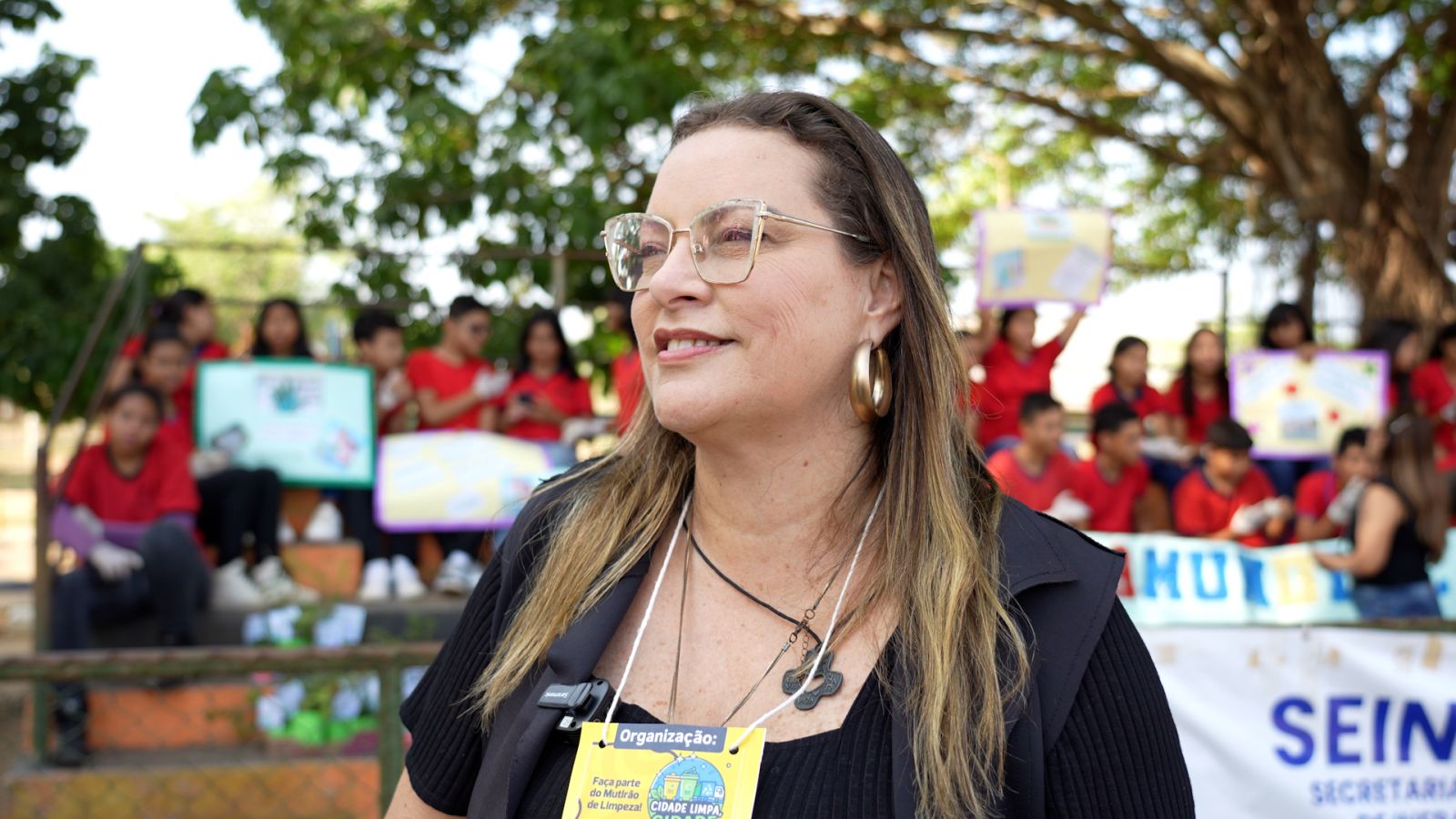 Juliana Oliveira disse que o trabalho de conscientização ambiental com os alunos foi de vital importância 